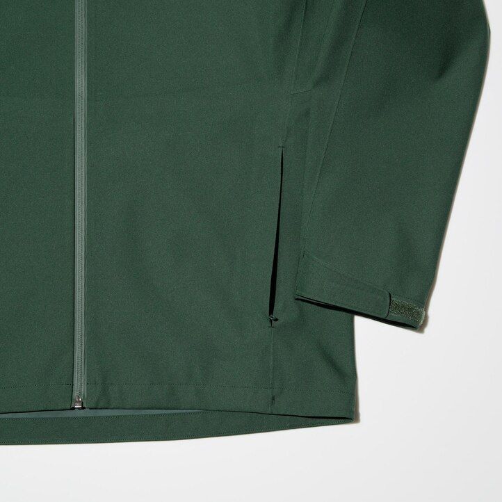 schwarze uniqlo blocktech 3d-schnitt herrenjacken – versandkostenfrei