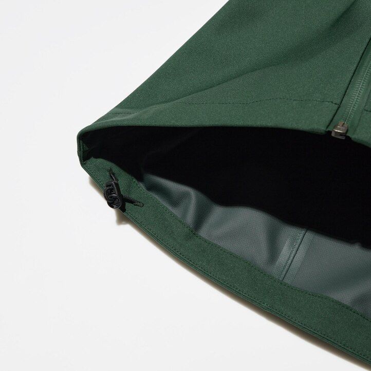 schwarze uniqlo blocktech 3d-schnitt herrenjacken – versandkostenfrei
