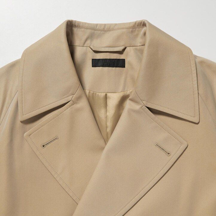 uniqlo trenchjacken für herren in marineblau
