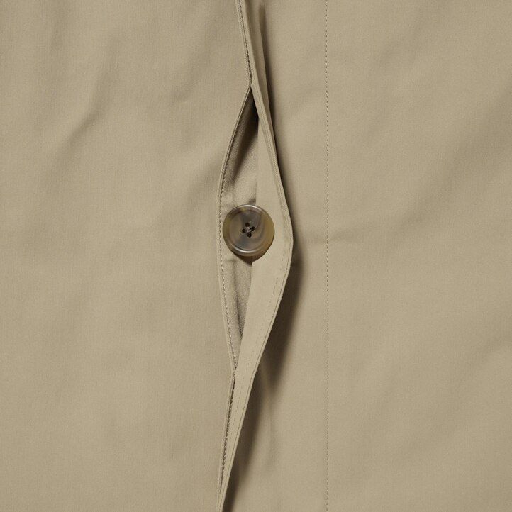 beige uniqlo herrenjacken einreihig mit zwei tragemöglichkeiten