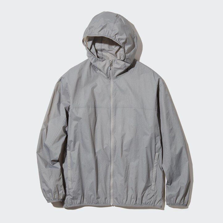 uniqlo herren-uv-schutzjacke mit taschen marineblau
