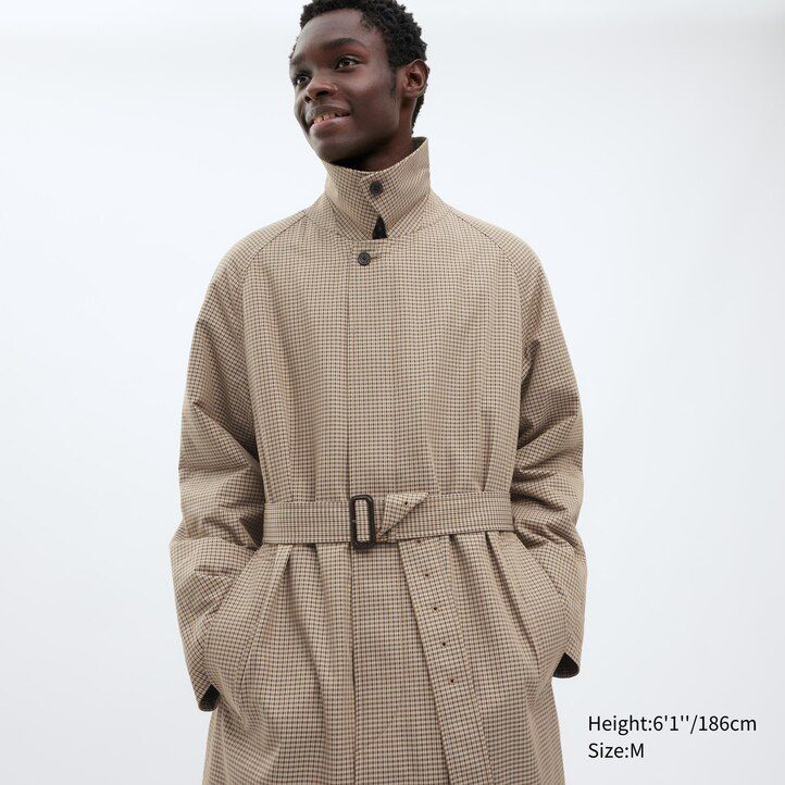 uniqlo trenchjacken für herren beige