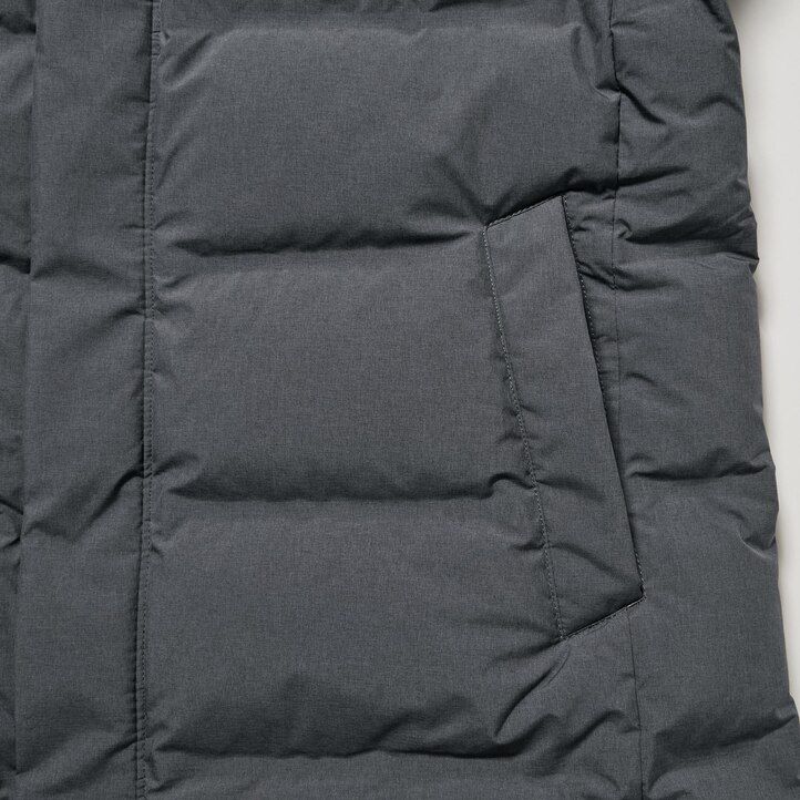 uniqlo nahtlose daunenjacken für herren grau