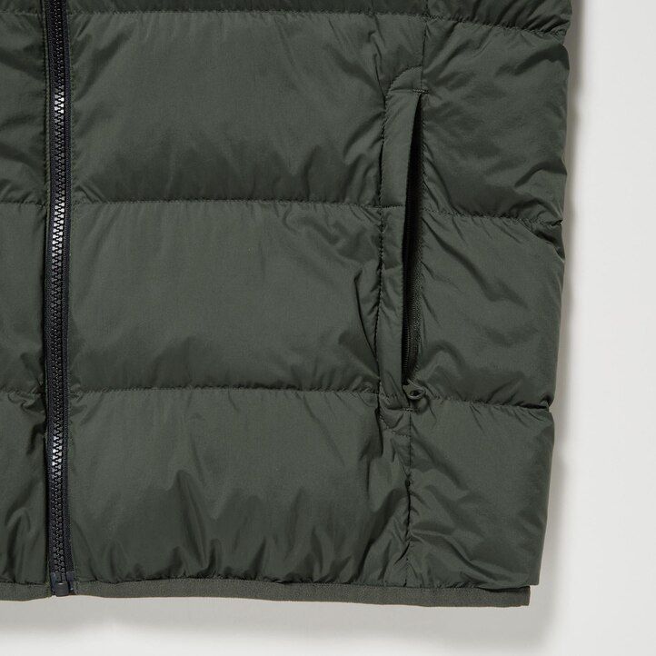 uniqlo ultra light daunenjacke für herren 3d-schnitt blau
