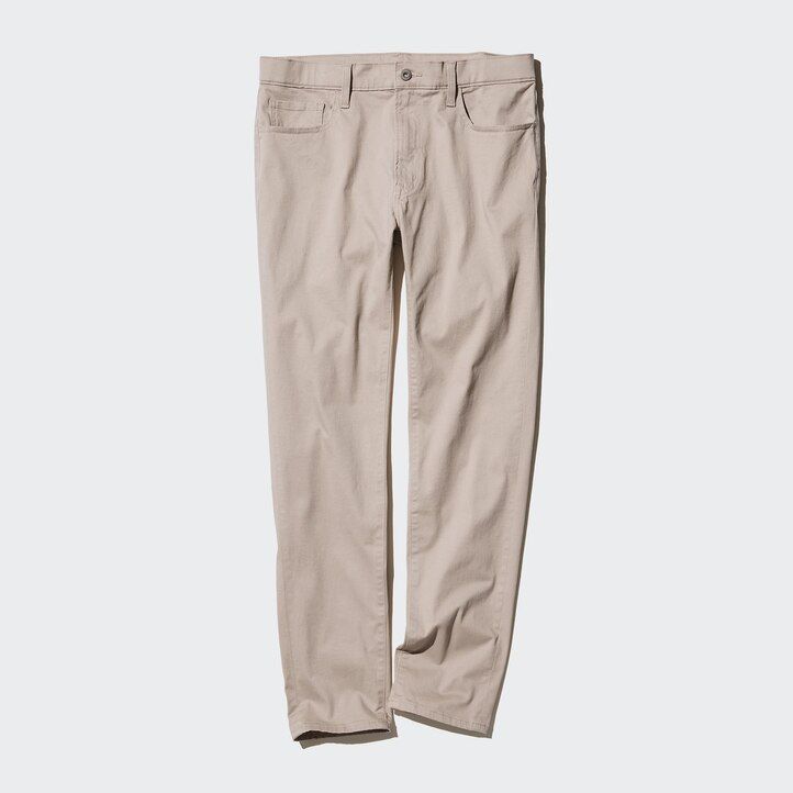 uniqlo ultra stretch skinny fit herrenjeans in olivgrün
