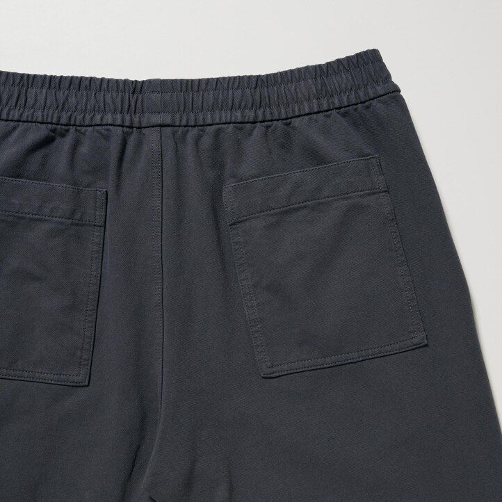 beige uniqlo jogginghose für herren gewaschenes jersey knöchellang