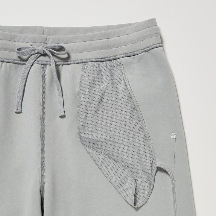 hellgraue uniqlo dry stretch herren-jogginghose