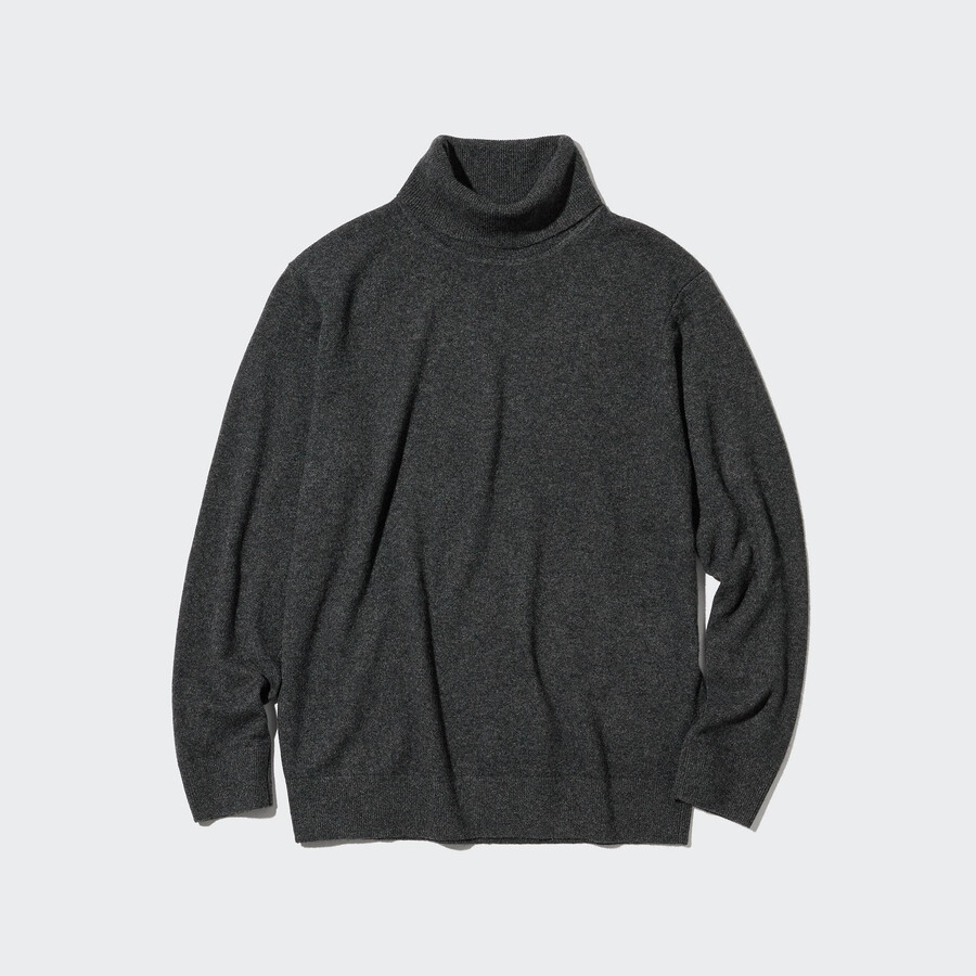 uniqlo herrenpullover aus 100 merine dunkelgrau