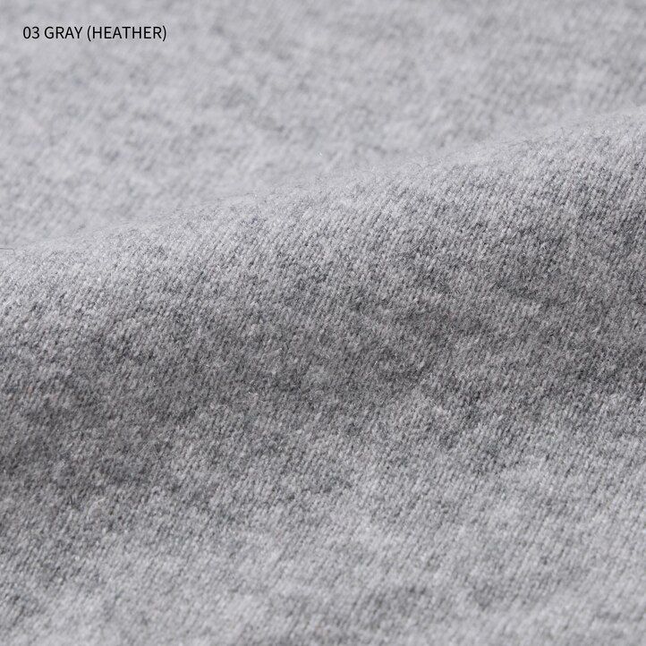 grauer uniqlo herrenpullover aus 100 merine mit v-ausschnitt