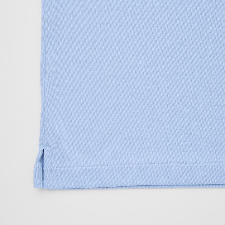 herren uniqlo airism pique poloshirt saison 2021 marineblau