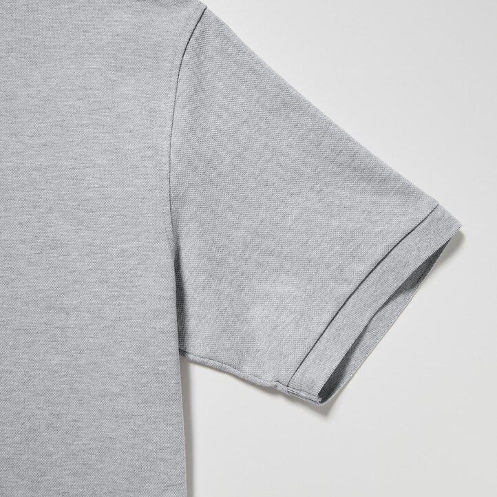 uniqlo dry piqué herren-poloshirt weiß
