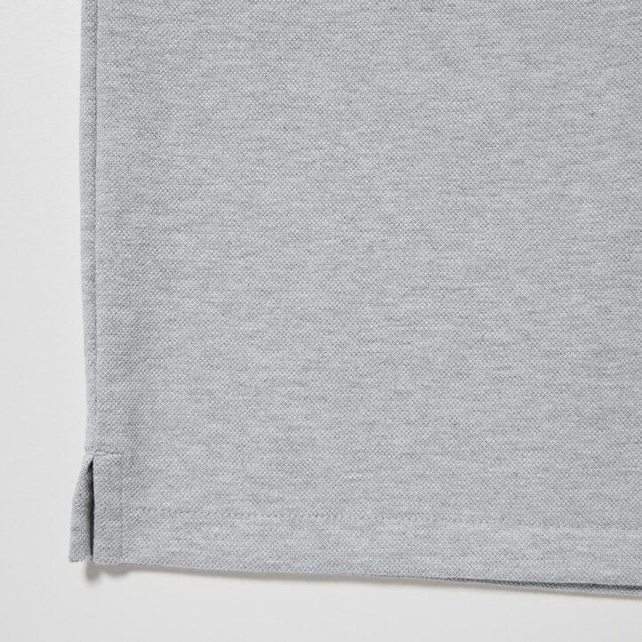 uniqlo dry piqué herren-poloshirt weiß