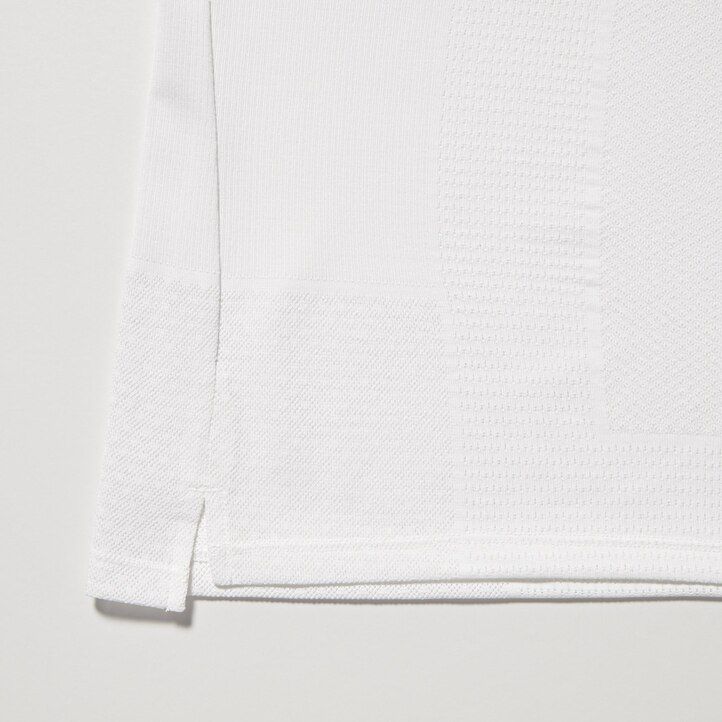 weißes uniqlo kei nishikori london 2022 dry ex poloshirt für herren