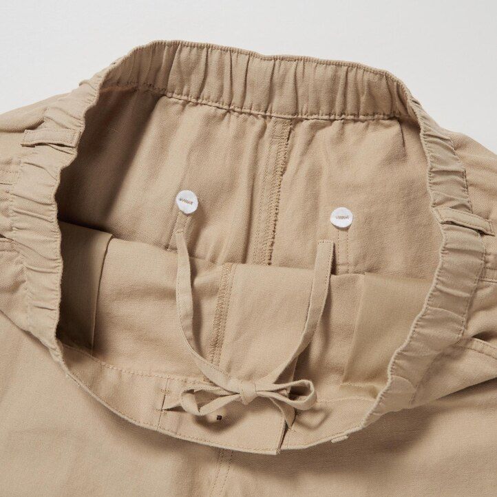 uniqlo herren-leinenmischhose senfgelb