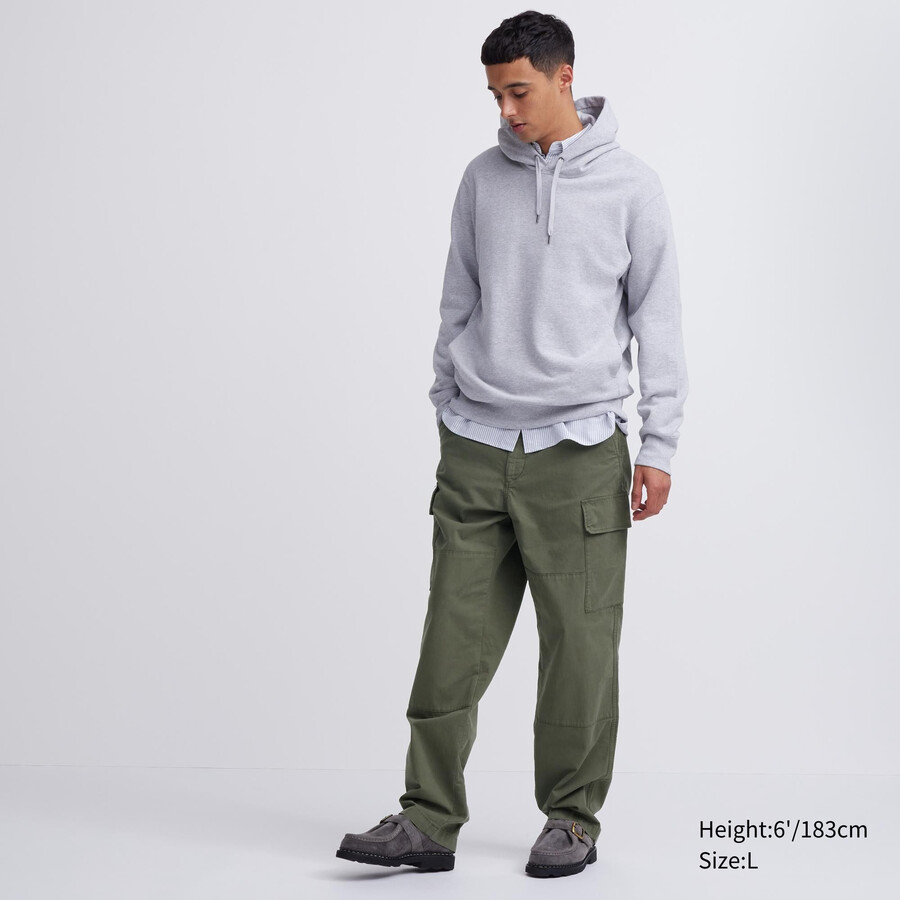 uniqlo utilitygo herrenhose olivgrün