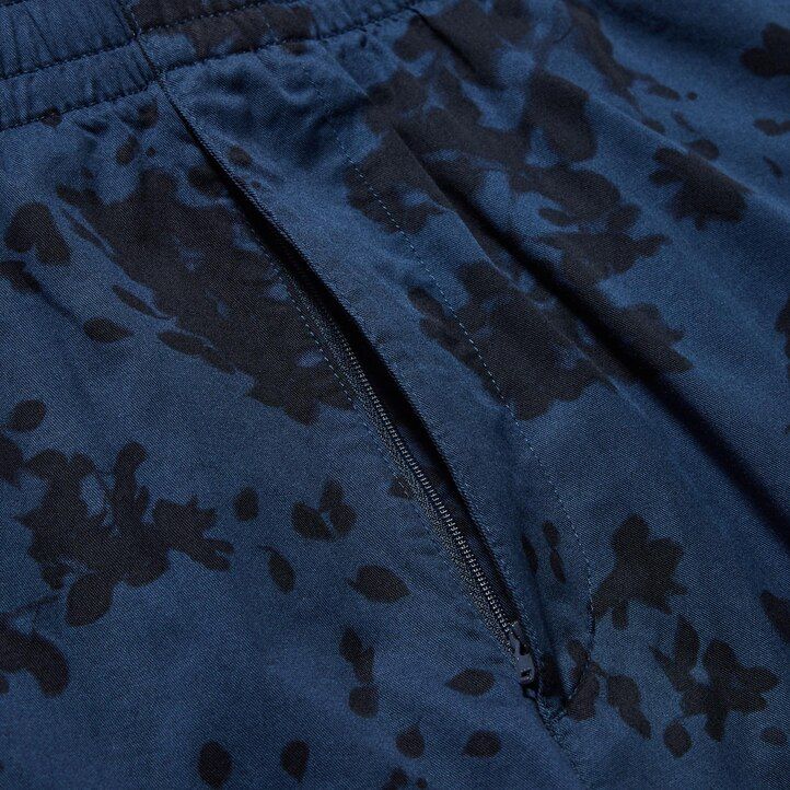 uniqlo dry stretch easys herrenhose mit blattmuster grün
