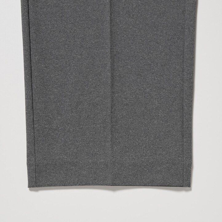 uniqlo smart ultra stretch herrenhose knöchellang grau