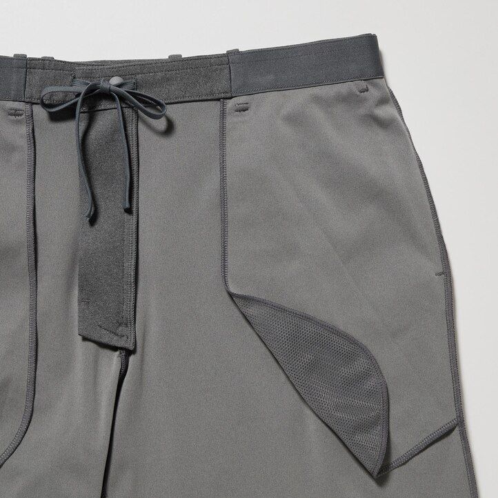 uniqlo smart ultra stretch herrenhose knöchellang grau
