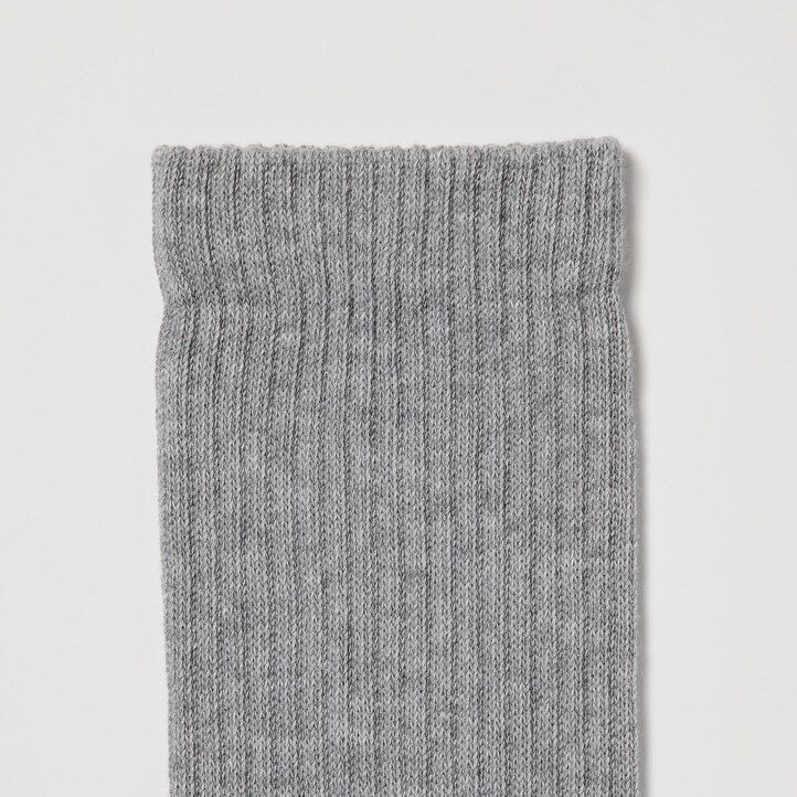 uniqlo damen-rippsocken 3 paar weiß