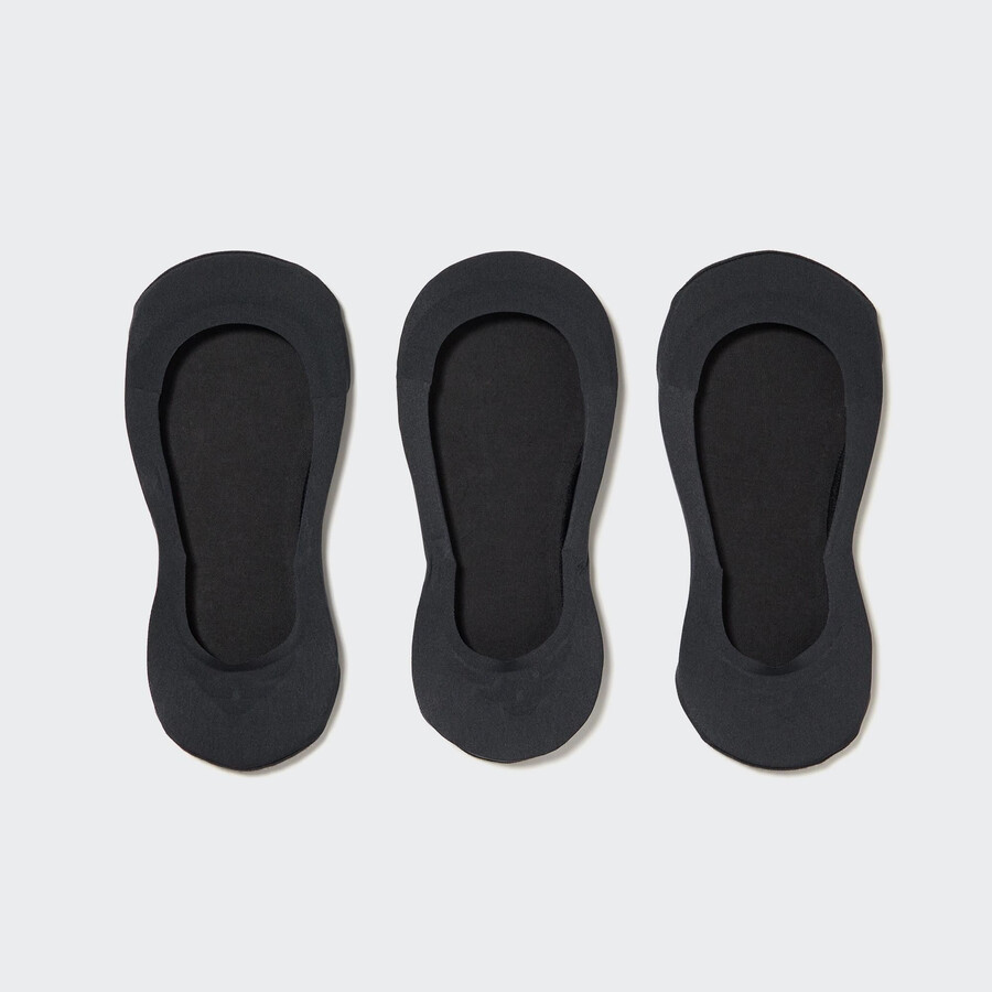 schwarze uniqlo sheer no show socken 3 paar für damen