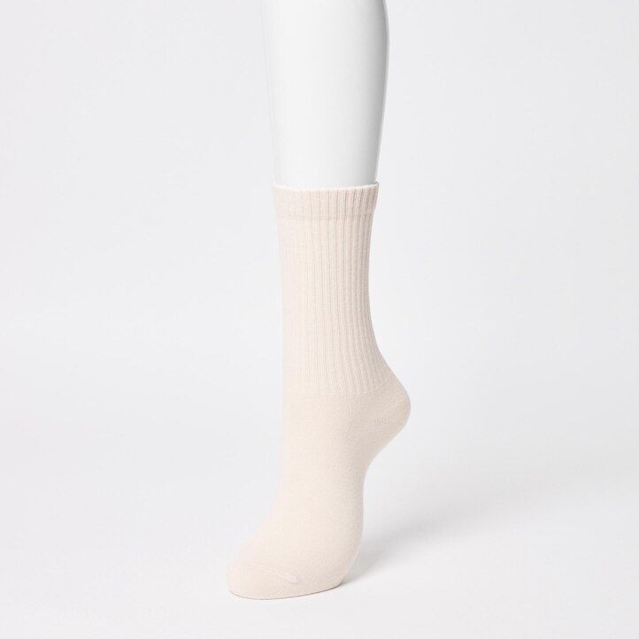 uniqlo rippsocken 3 paar damen weiß
