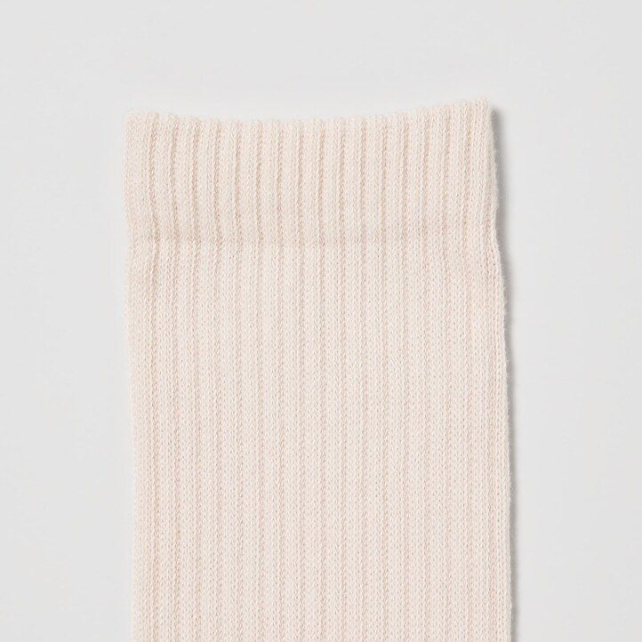 uniqlo rippsocken 3 paar damen weiß
