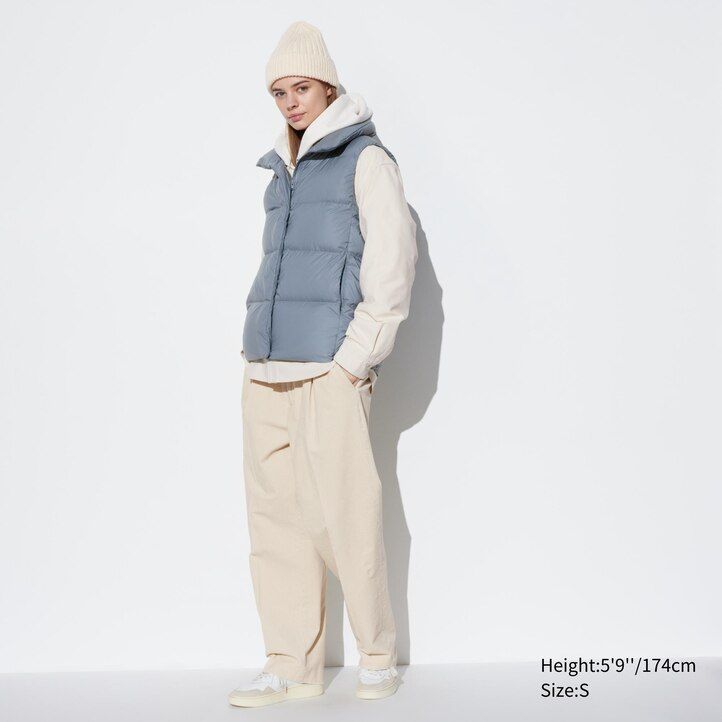 uniqlo powder soft down nanodesign damenjacken weiß