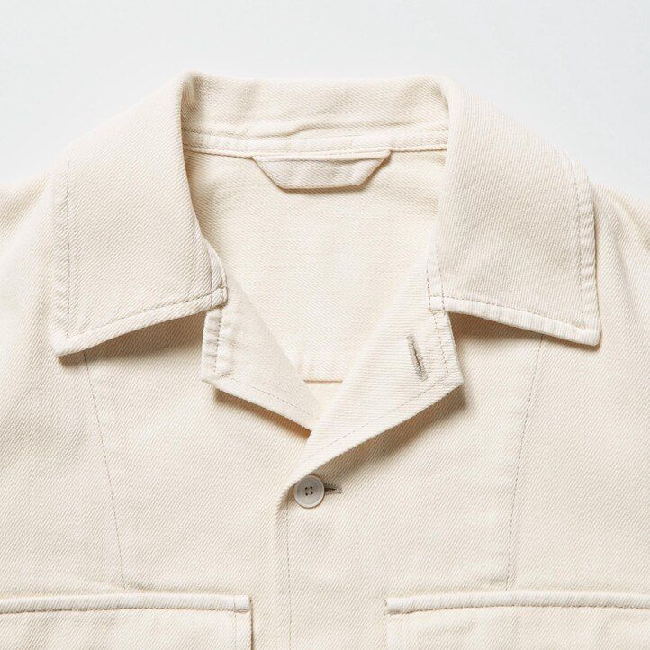 graue uniqlo jeansjacken für damen