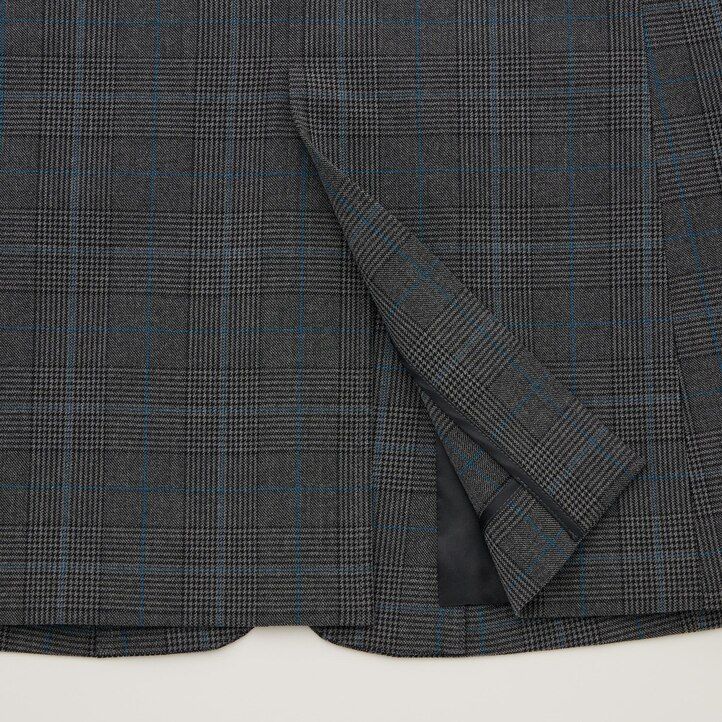 schwarze taillierte damenjacken von uniqlo