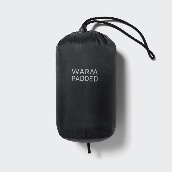 uniqlo damen-steppjacke warm wattiert schwarz