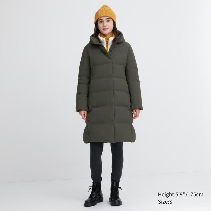 uniqlo nahtlose daunenjacken für damen schwarz