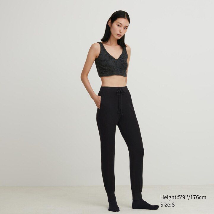 uniqlo damen-pullover nahtlos 3d-strick gerippt dunkelgrau