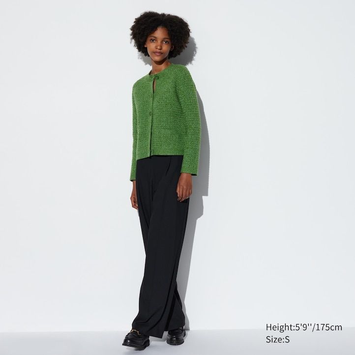 uniqlo strickpullover für damen grün