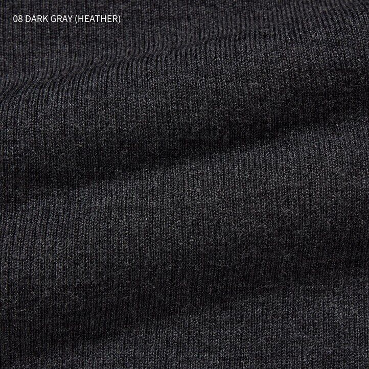 uniqlo damenpullover aus 100 extrafeiner merinowolle gerippt grau