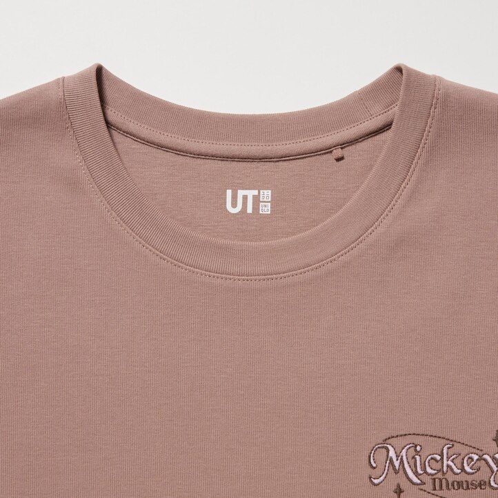 uniqlo disney kollektion mini ut grafik damen t-shirts braun