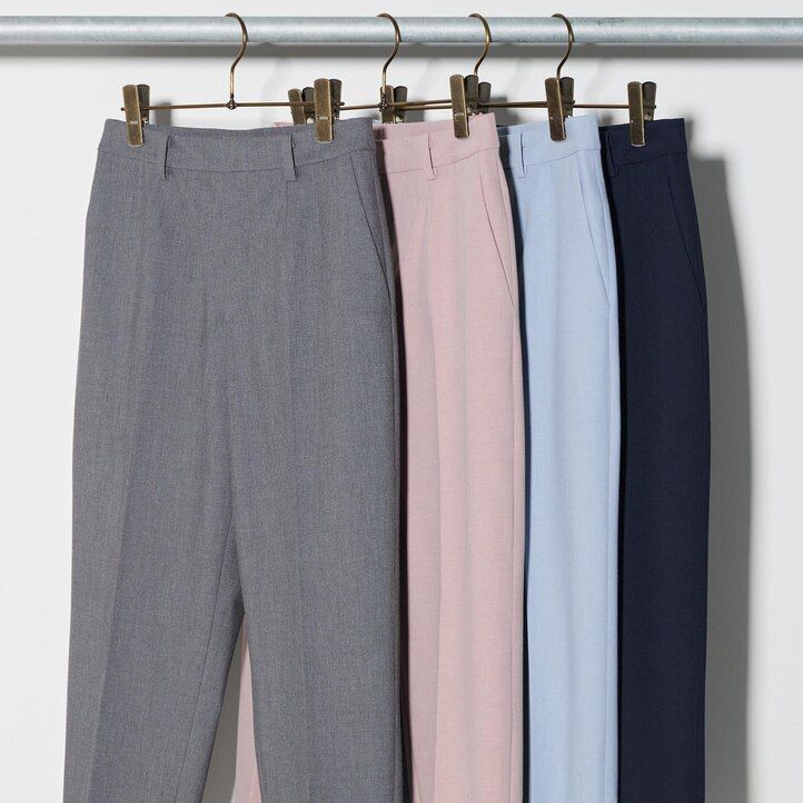 beige uniqlo smart damen-tops in knöchellänge