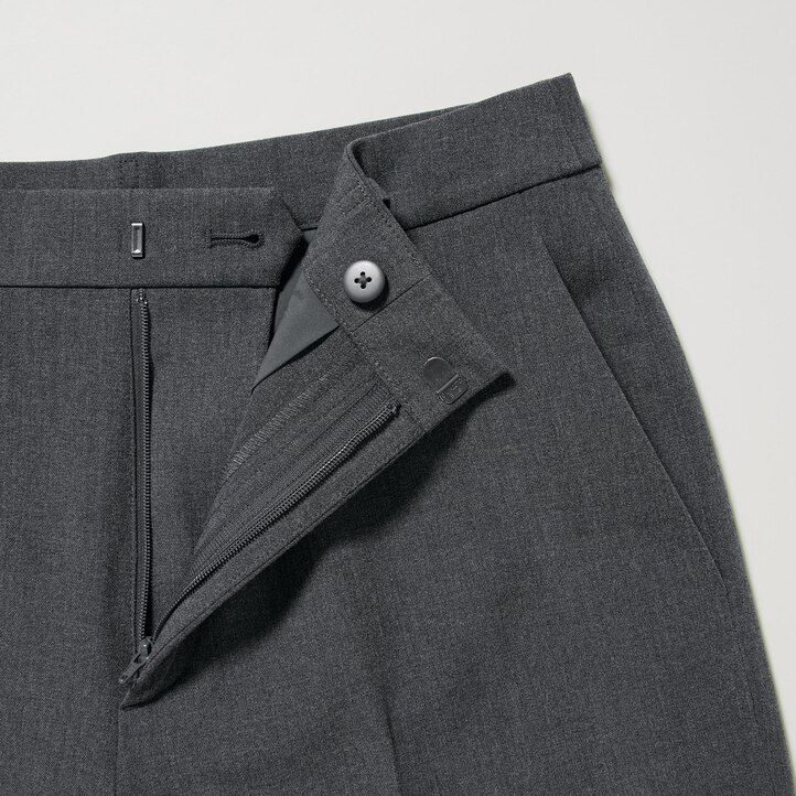 uniqlo smart knöchellange damen-tops grau