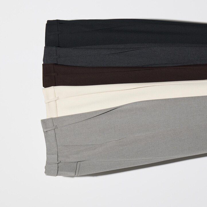 uniqlo heattech damen-plissee-top dunkelbraun