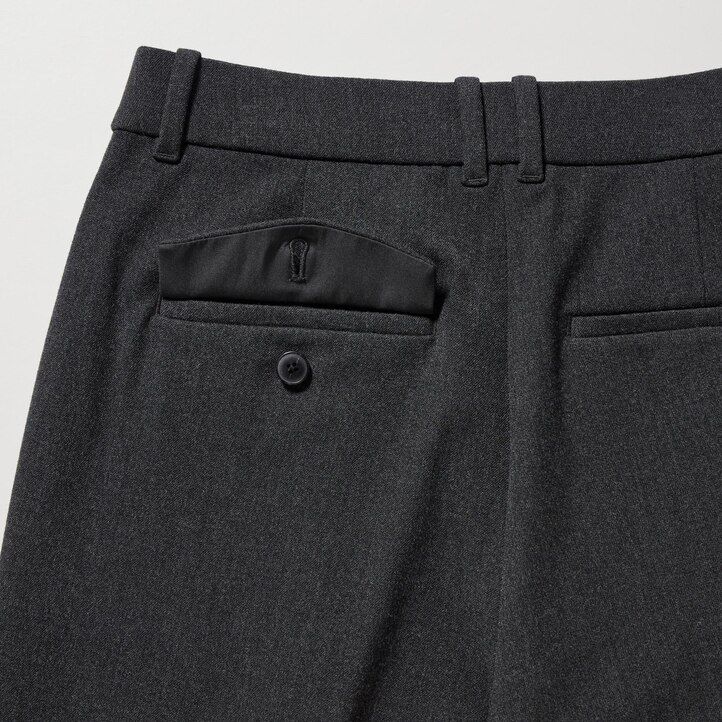 uniqlo heattech damen-plissee-top dunkelbraun