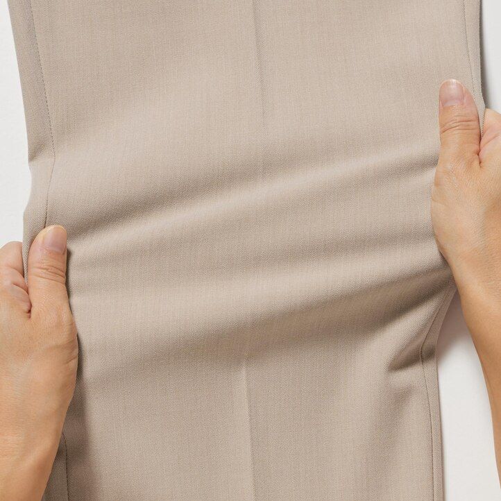 uniqlo smart damen-top knöchellang weiß