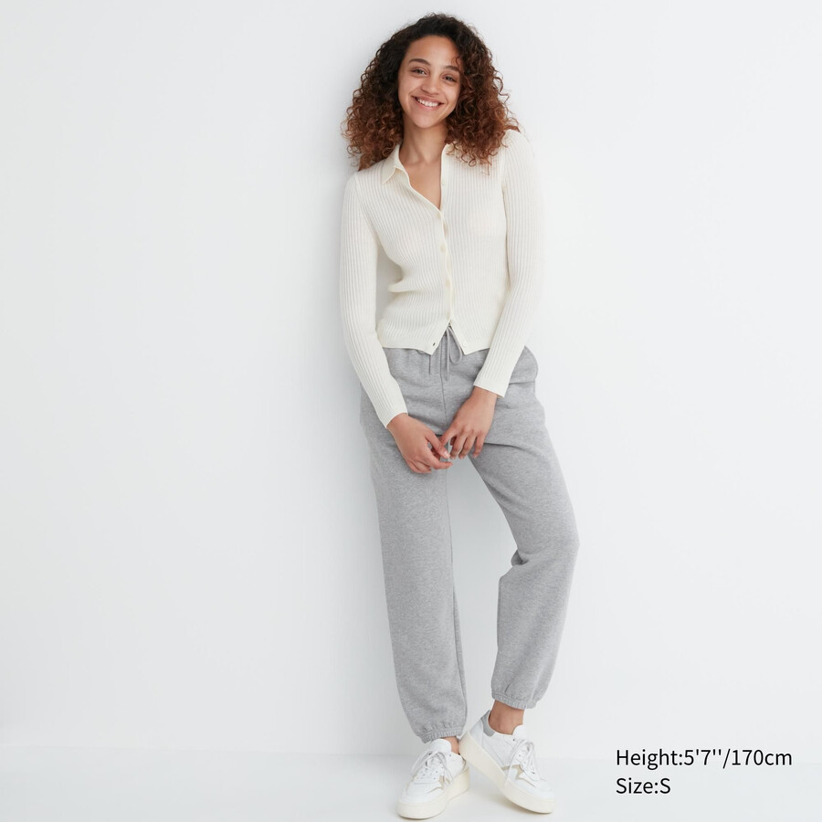 uniqlo jogginghose für damen grau