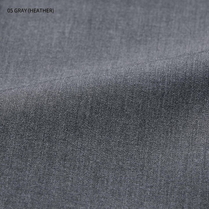 uniqlo damen-top mit falten und weitem bein grau